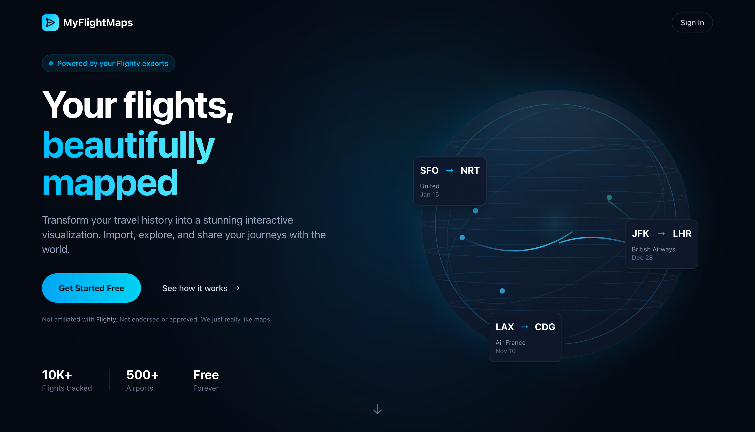MyFlightMaps screenshot